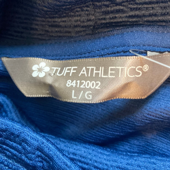 Women's Tuff Athletics Blue Cowl Neck Sweatshirt L - Picture 7 of 9